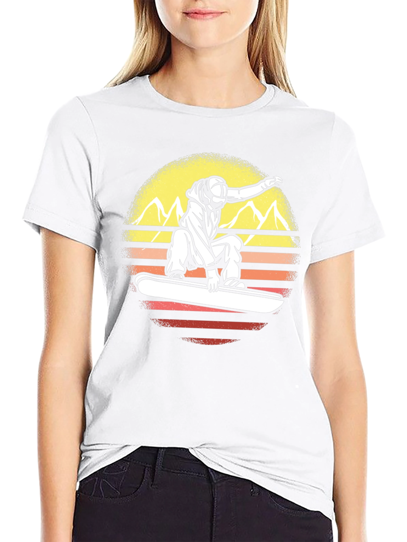 Retro Snowboard T-Shirt