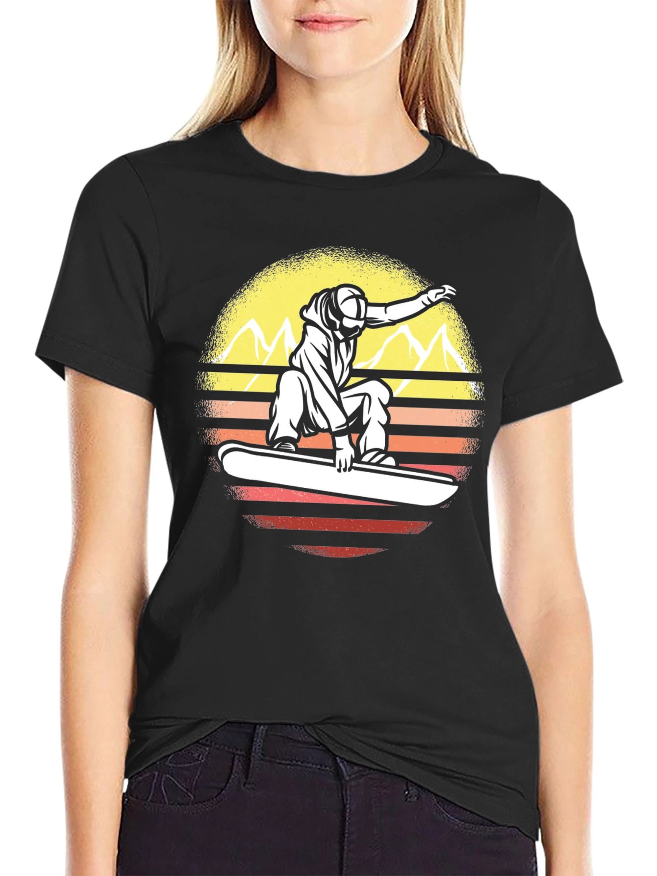Retro Snowboard T-Shirt