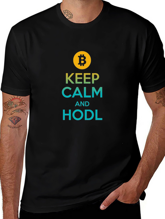 Keep Calm and HODL Bitcoin T-Shirt
