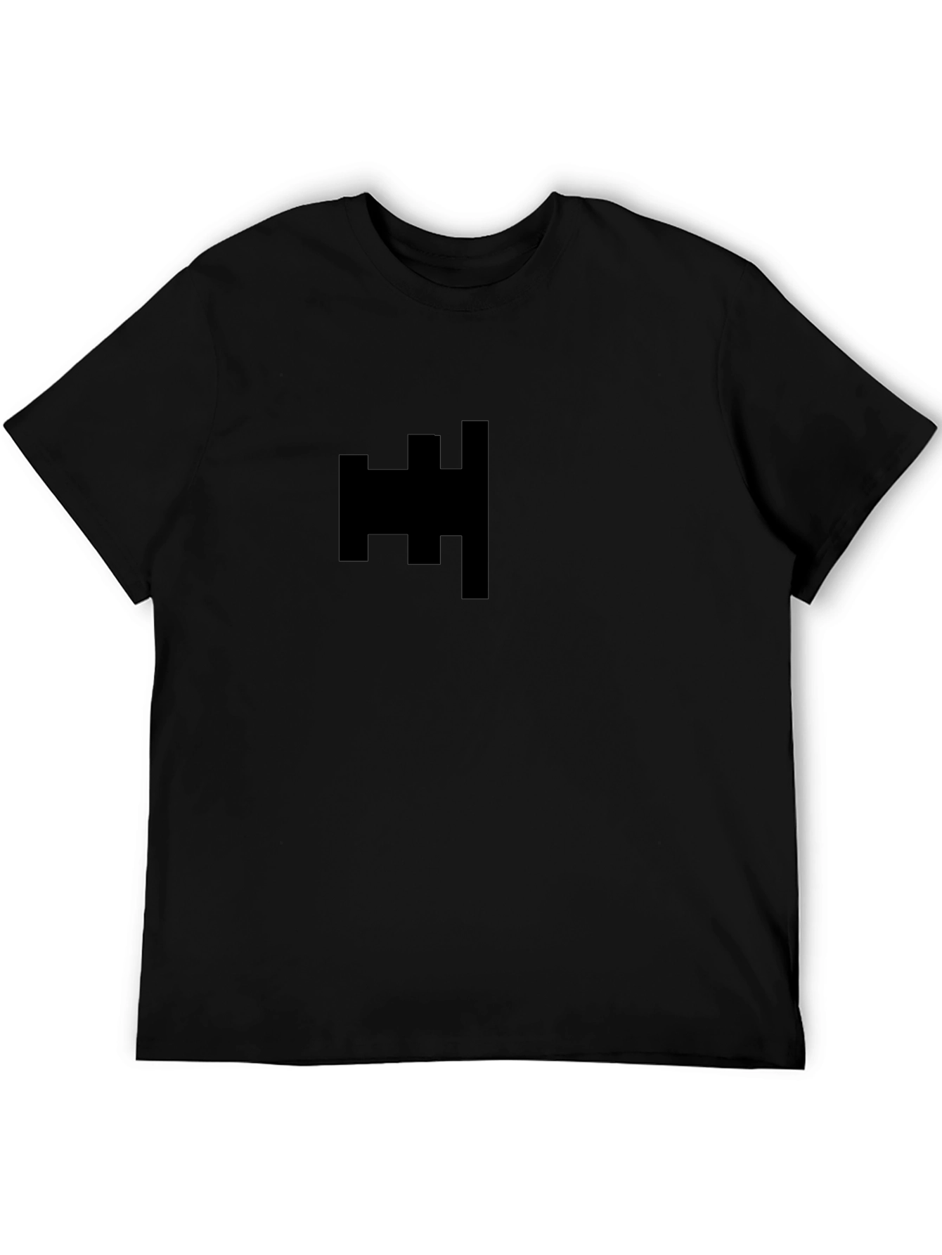 Modern Graphic Black T-Shirt