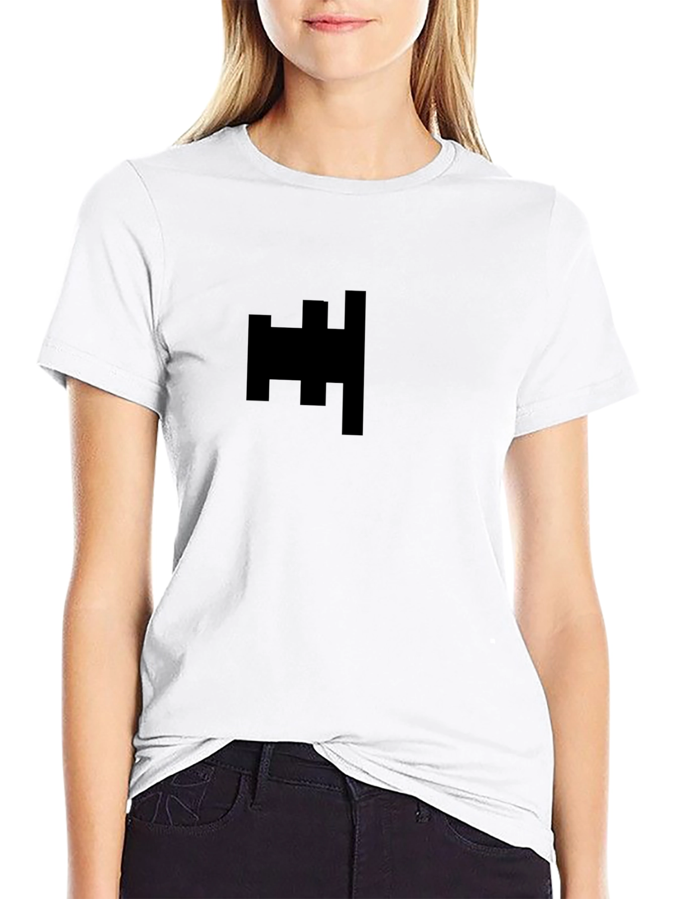 Modern Graphic Black T-Shirt