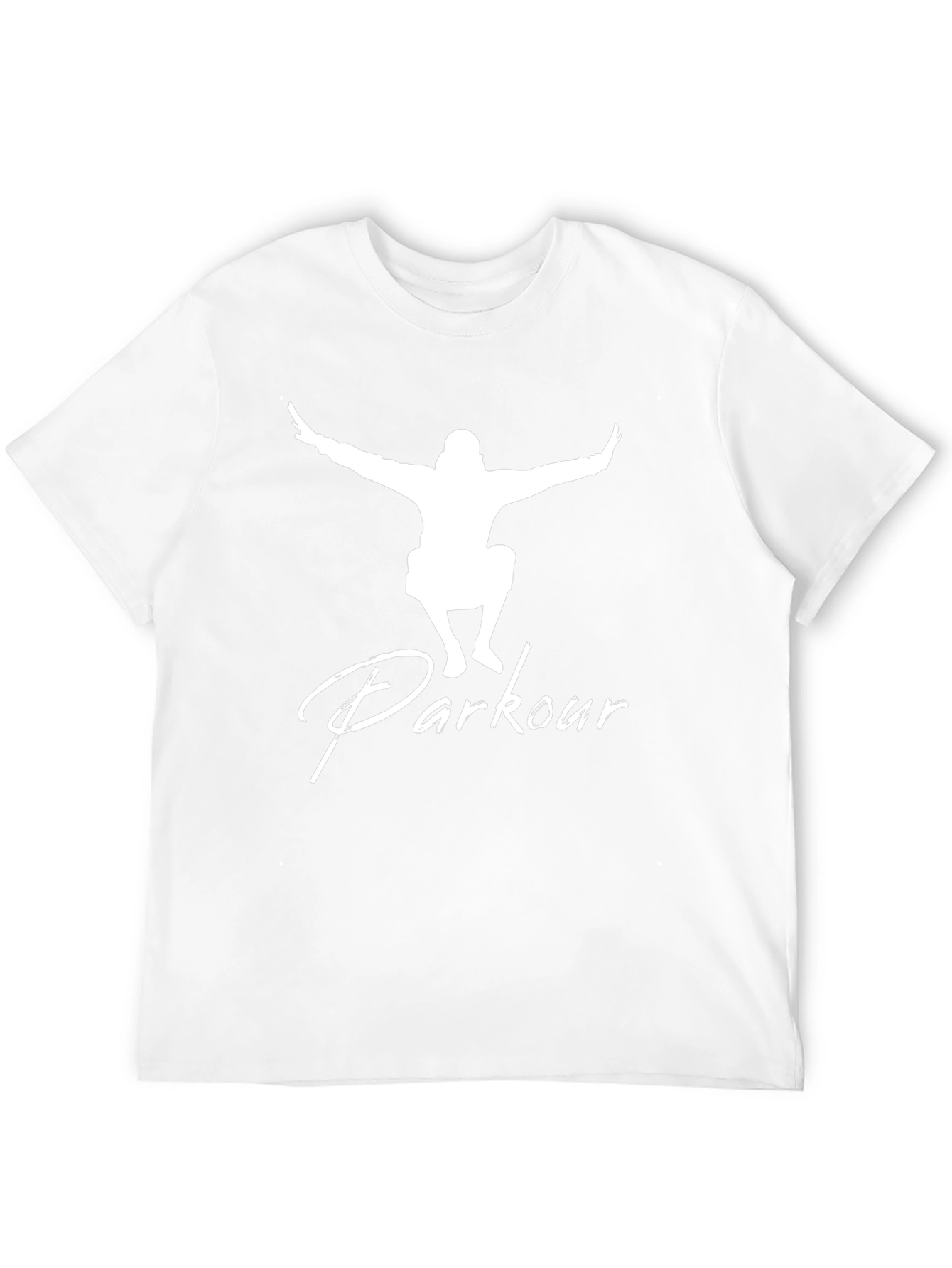 Parkour Graphic T-Shirt Black Streetwear Style