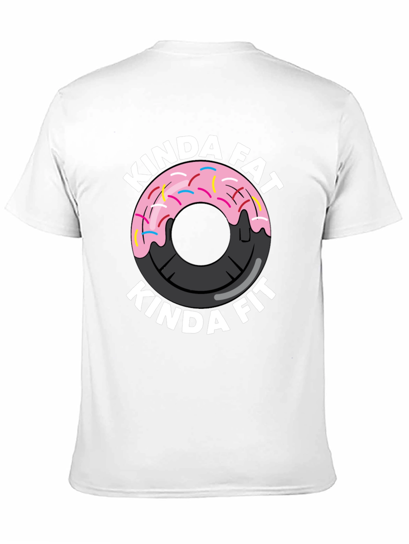Kinda Fat Kinda Fit Donut Gym T-Shirt