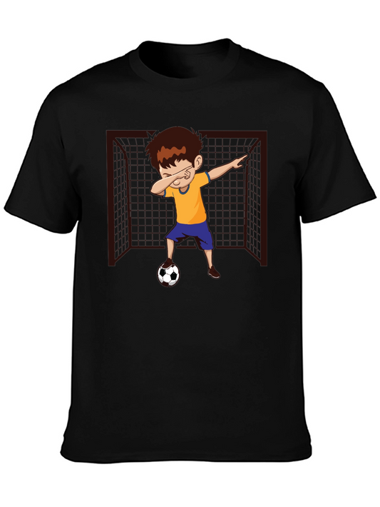 Soccer Dab Boy Graphic T-Shirt