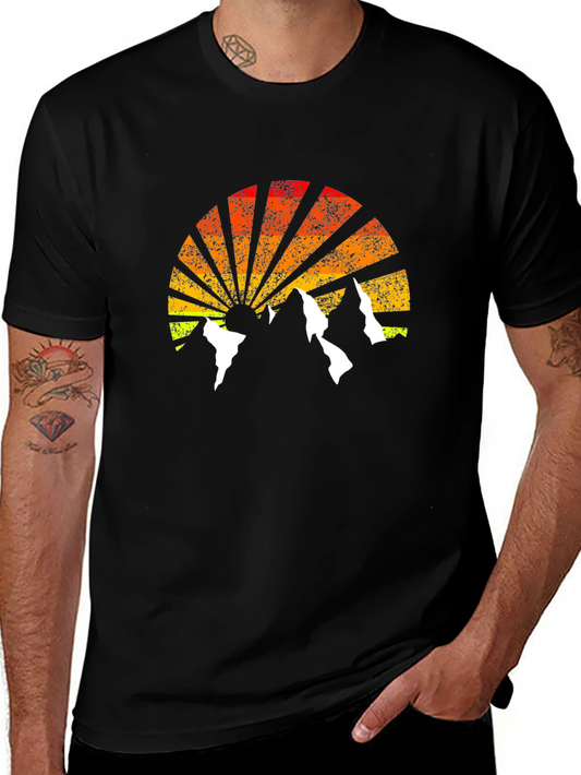 Mountain Sunrise Graphic T-Shirt