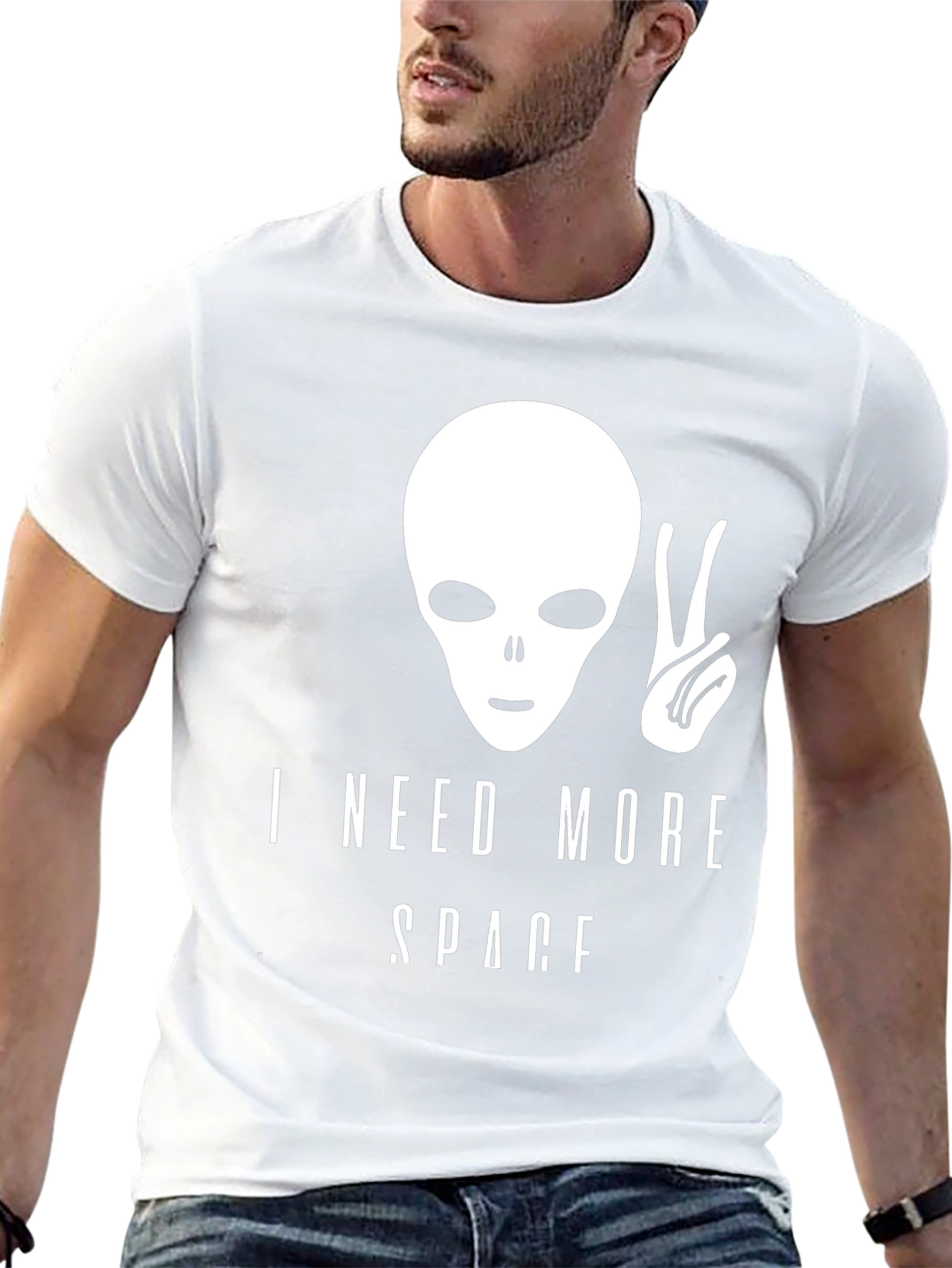 I Need More Space Alien Graphic Tee