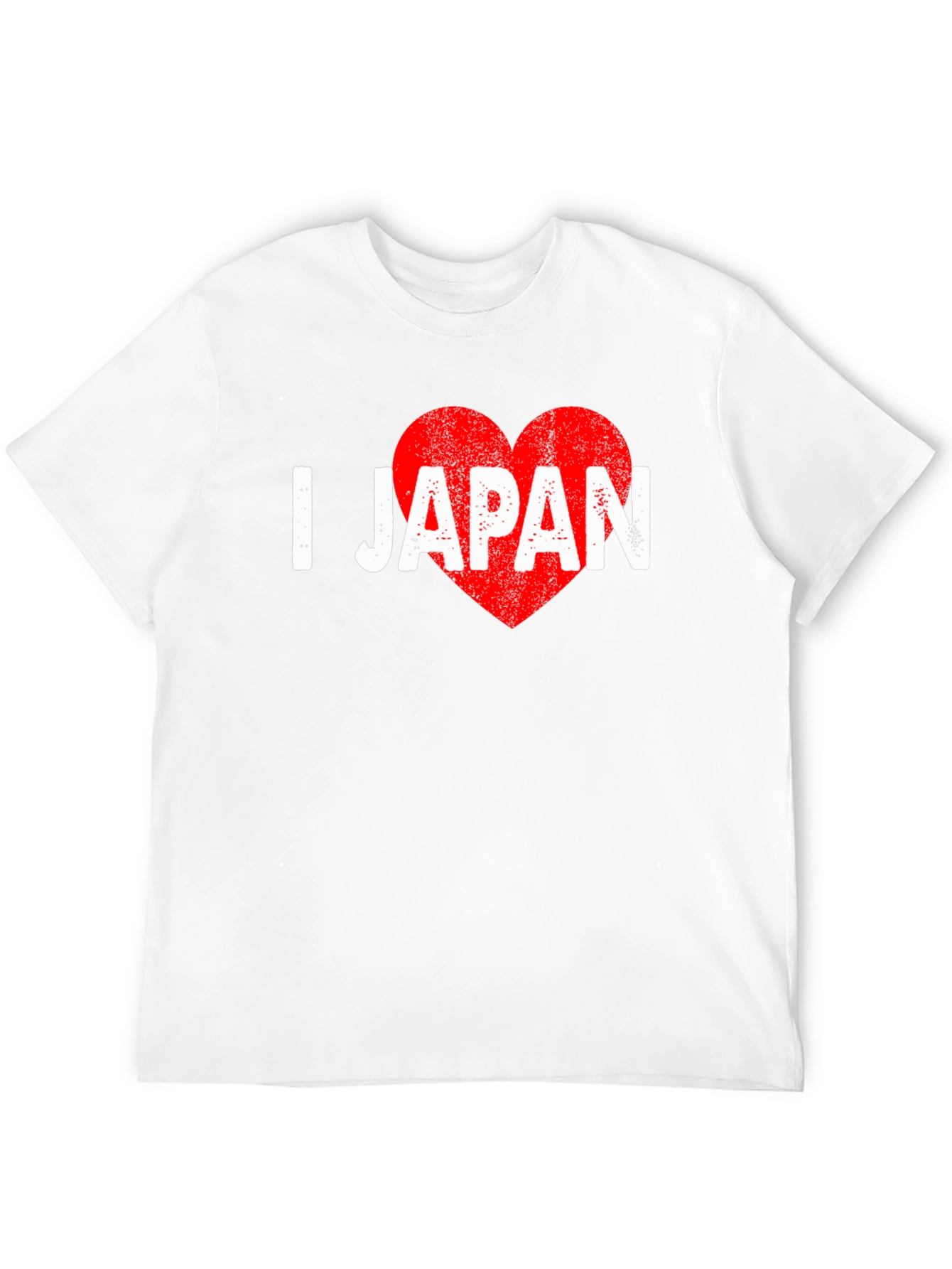 I Heart Japan T-Shirt - Black Distressed Print