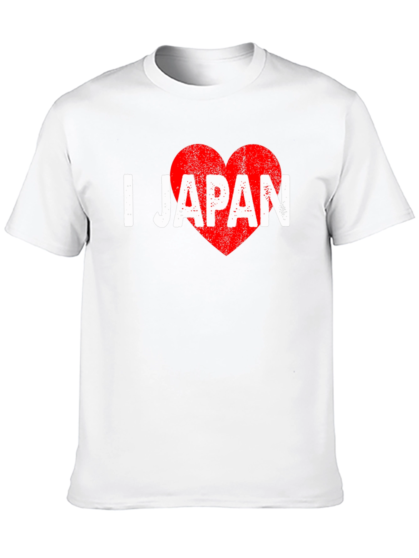 I Heart Japan T-Shirt - Black Distressed Print