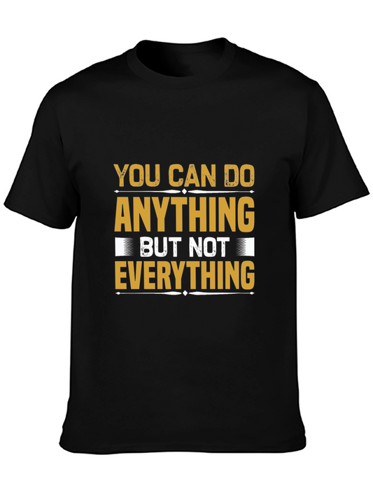 Inspirational You Can Do Anything Black T-Shirt
