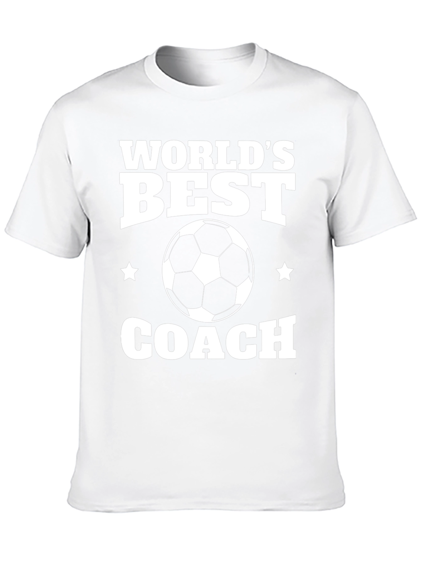 Worlds Best Soccer Coach T-Shirt - Black