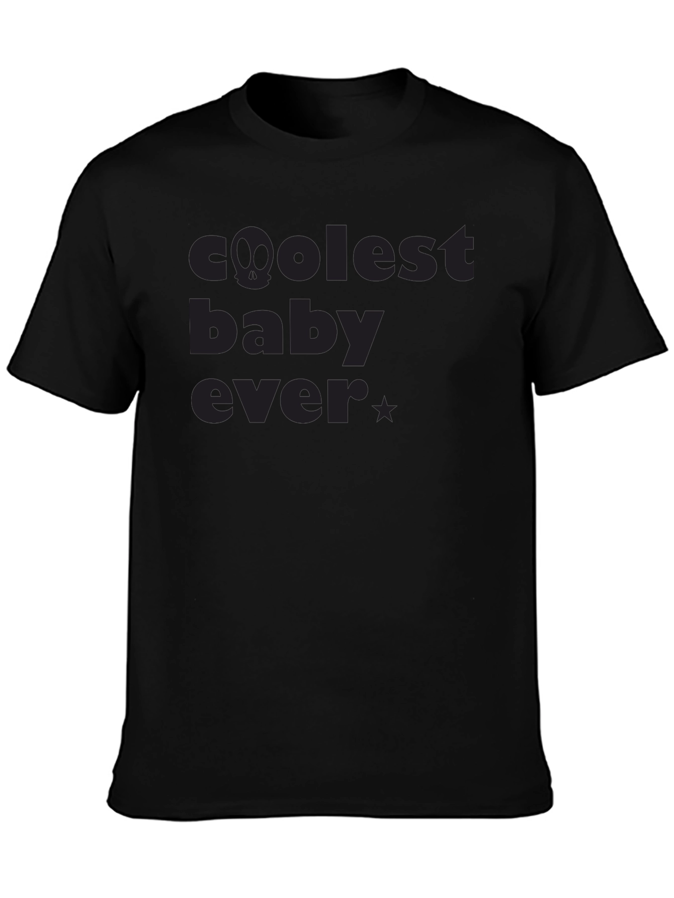 Coolest Baby Ever Black Graphic Tee