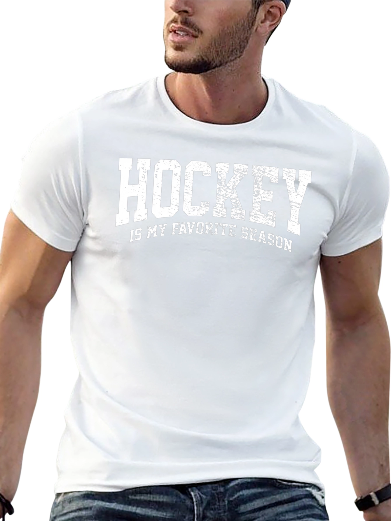 Hockey is My Favorite Season T-Shirt - Black