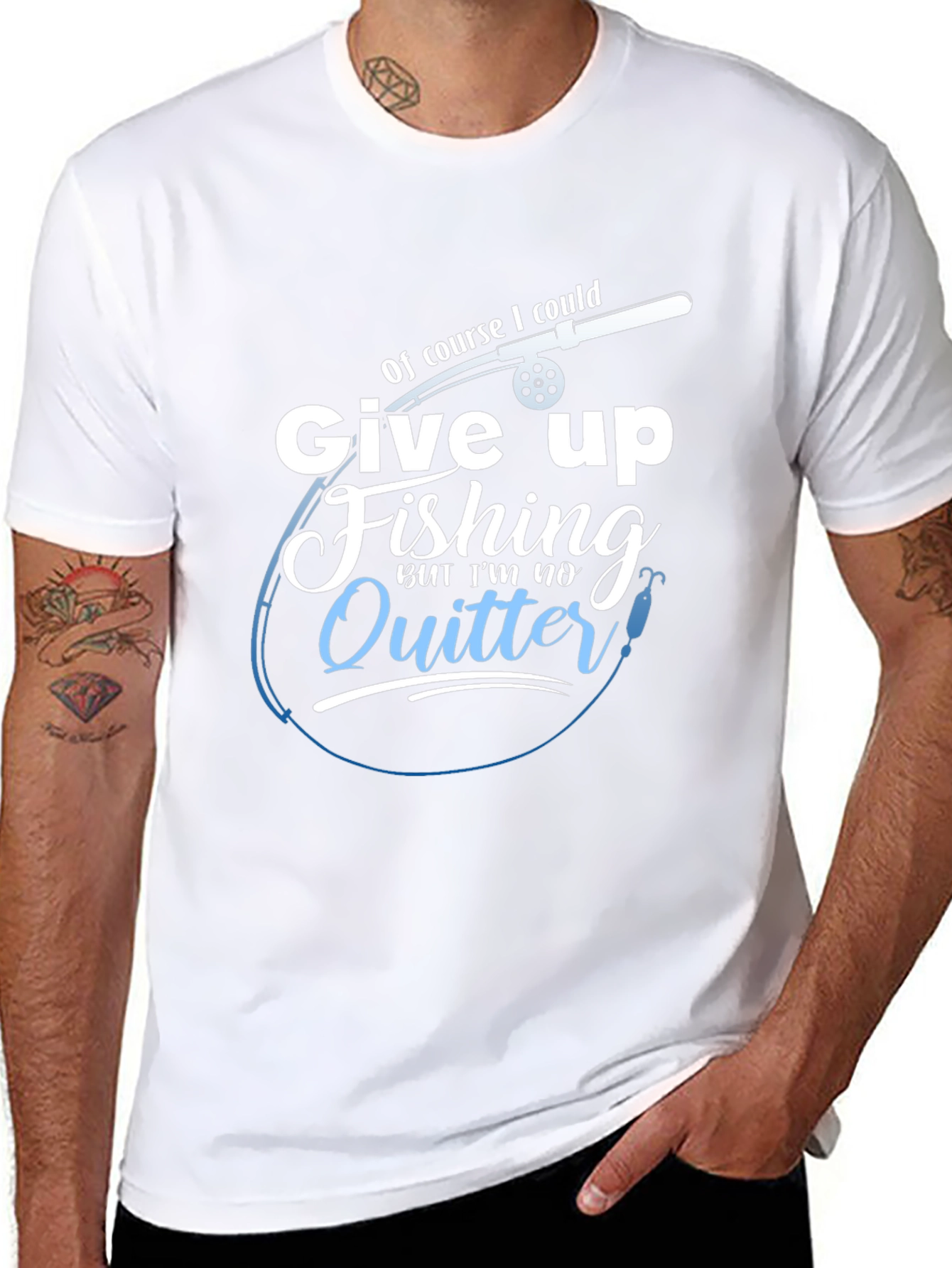 Fishing T-Shirt - Im No Quitter