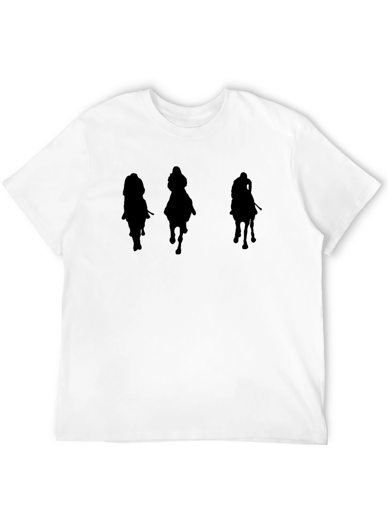 Riders Graphic Tee - Black Cotton Casual Shirt