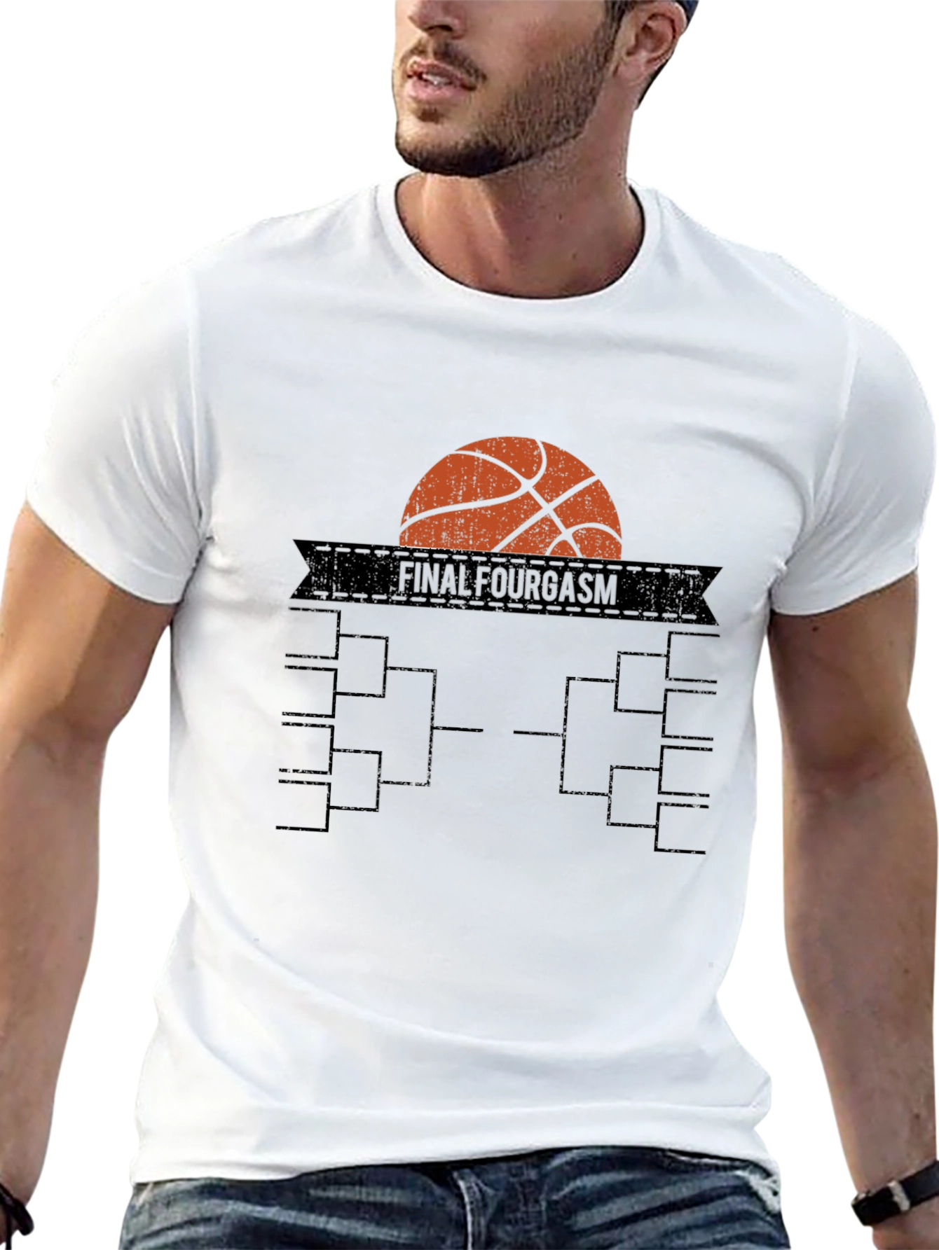 Final Fourgasm Basketball Tournament T-Shirt