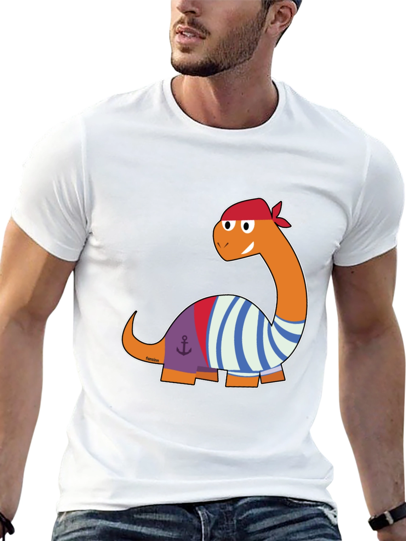 Pirate Dino T-Shirt - Black