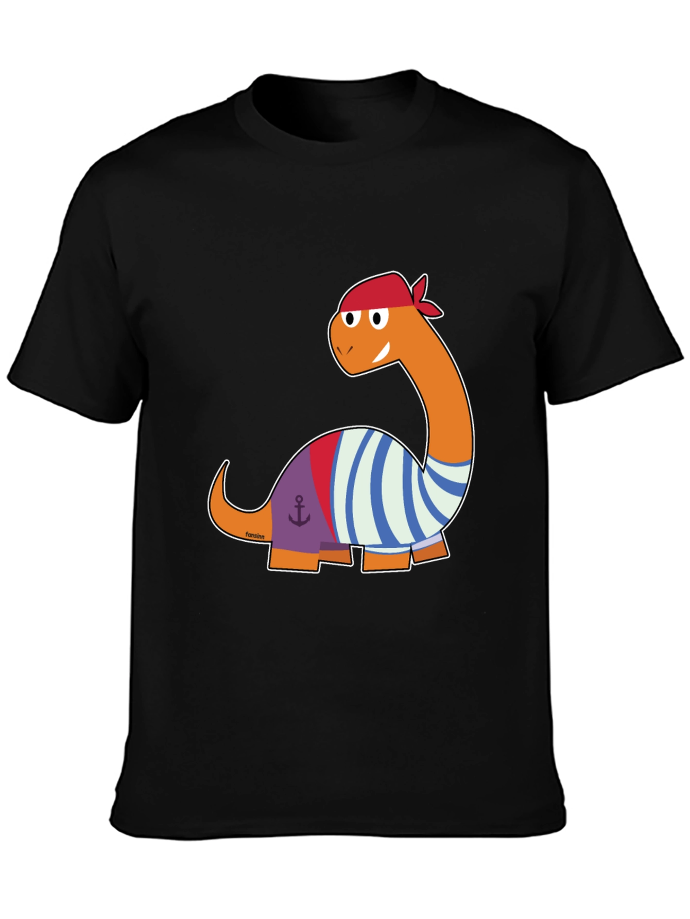 Pirate Dino T-Shirt - Black