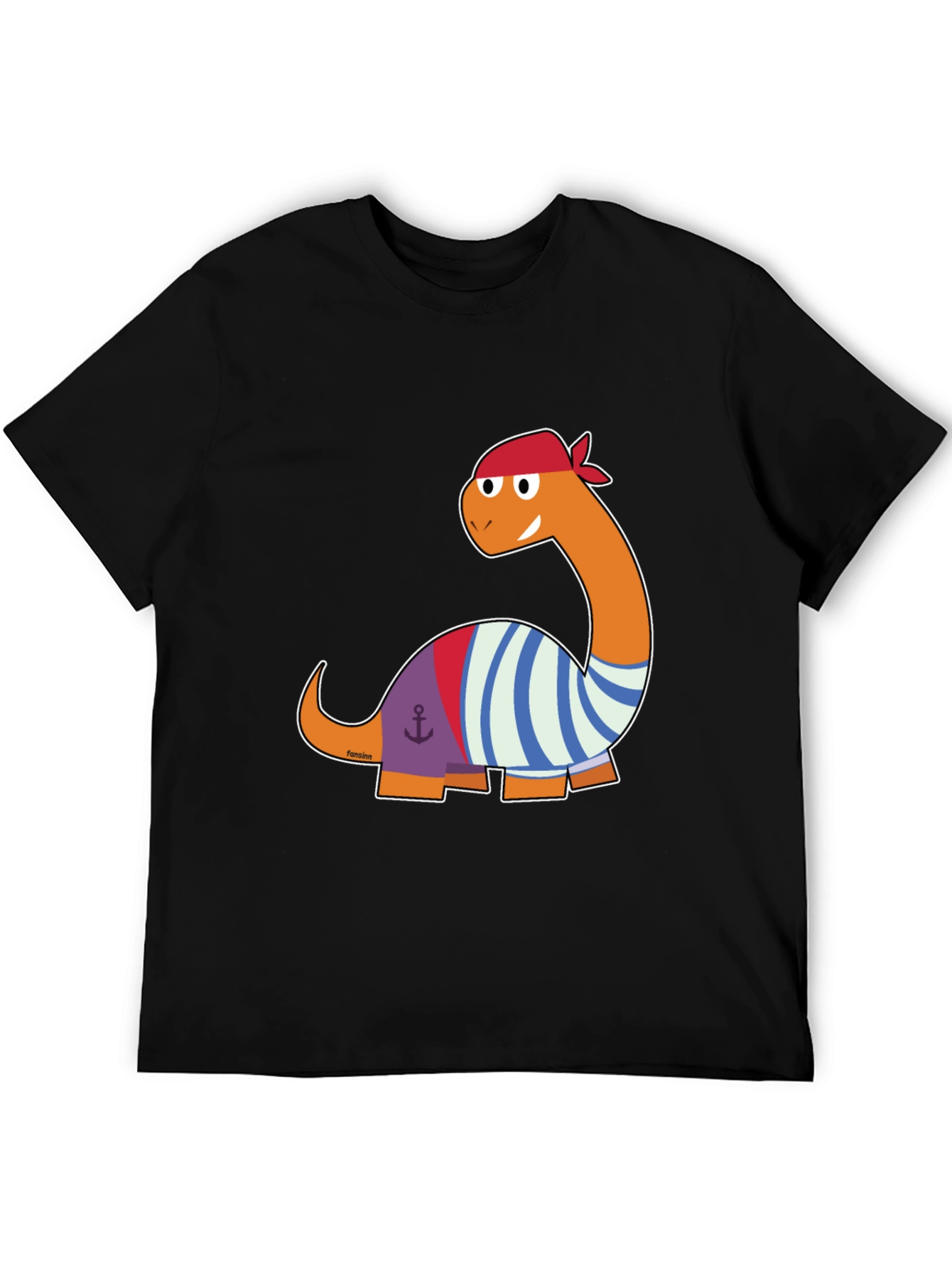 Pirate Dino T-Shirt - Black