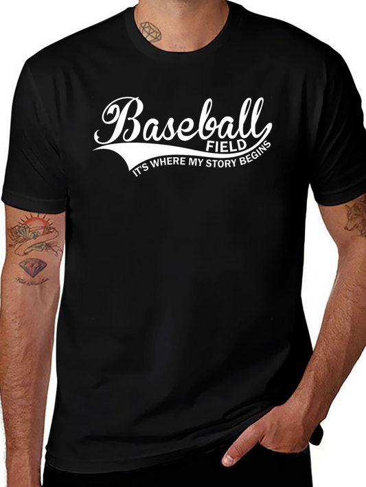 Baseball Field T-Shirt - Where My Story Begins