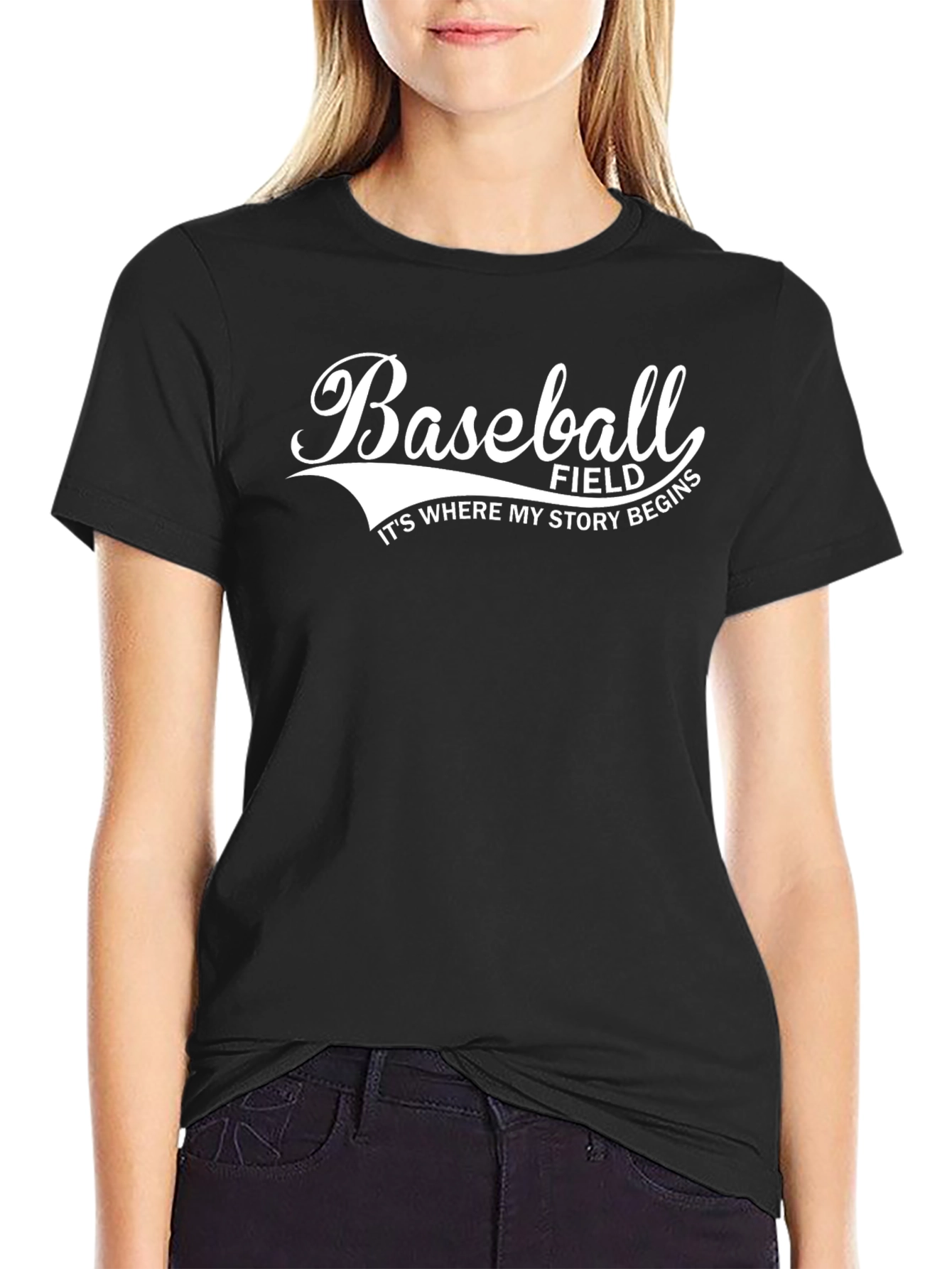 Baseball Field T-Shirt - Where My Story Begins