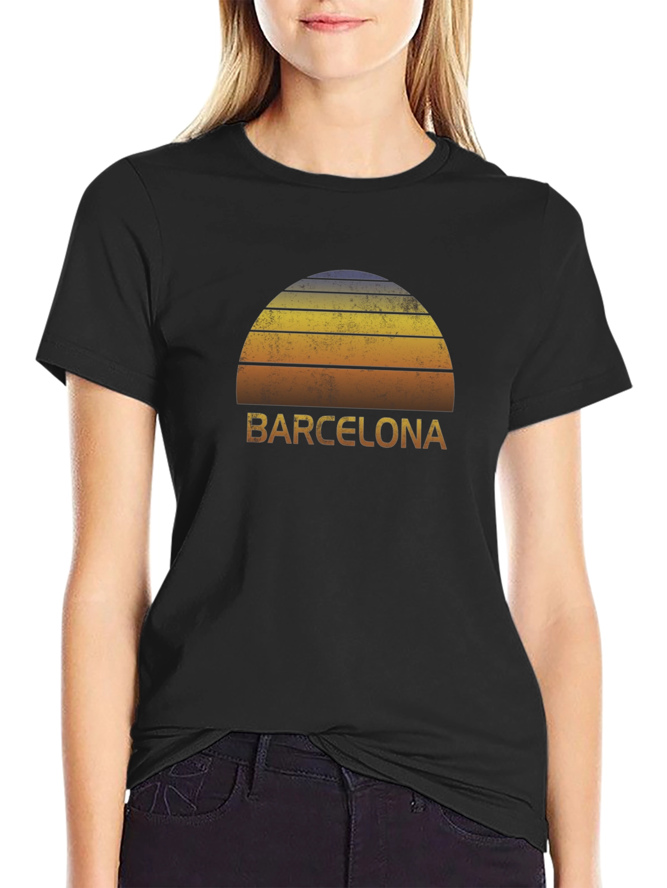 Retro Barcelona Graphic T-Shirt