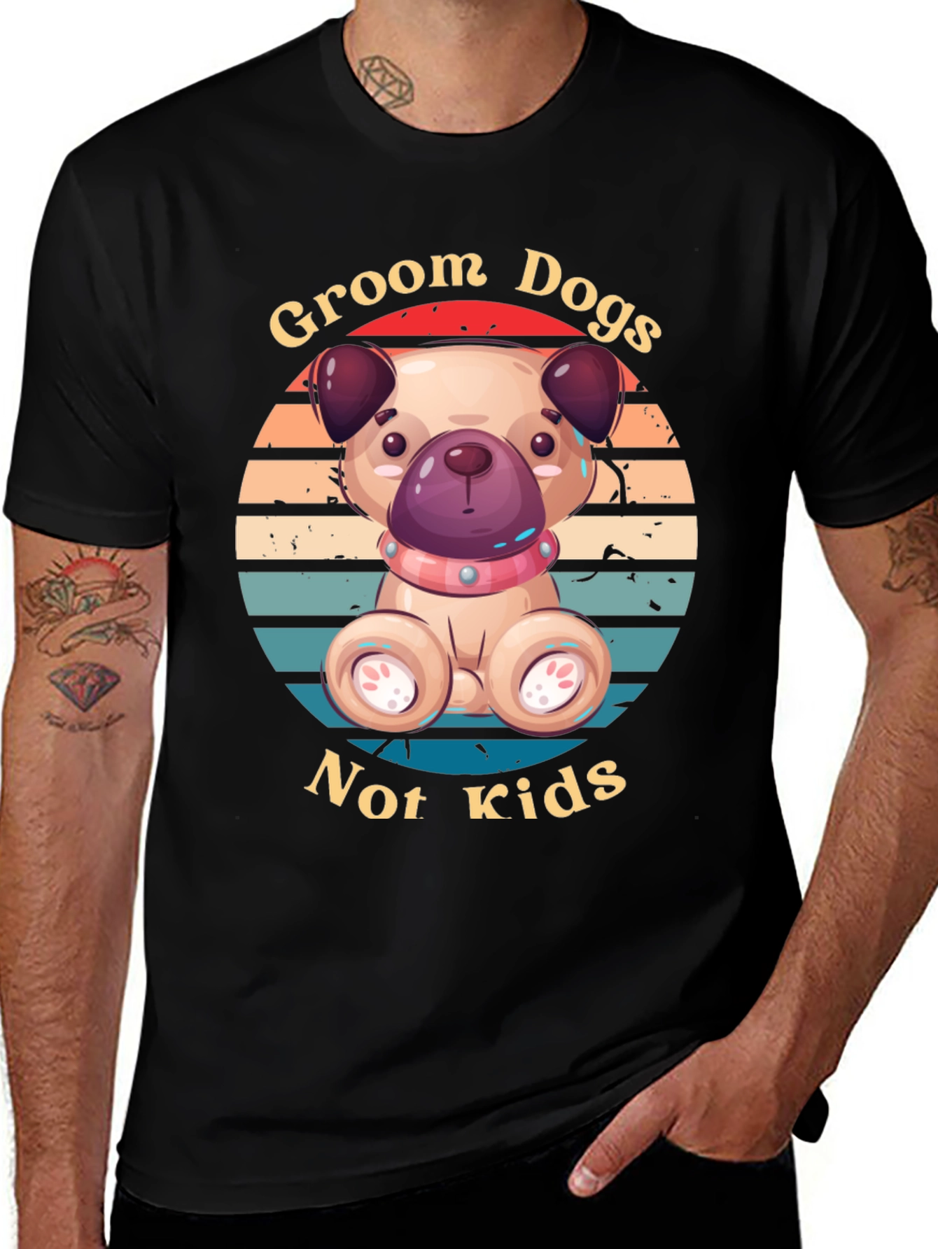 Groom Dogs Not Kids T-Shirt
