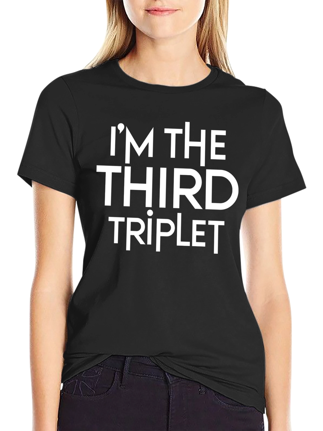 Im The Third Triplet Black T-Shirt