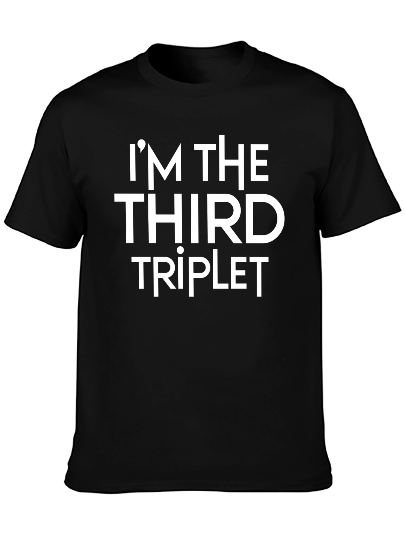 Im The Third Triplet Black T-Shirt