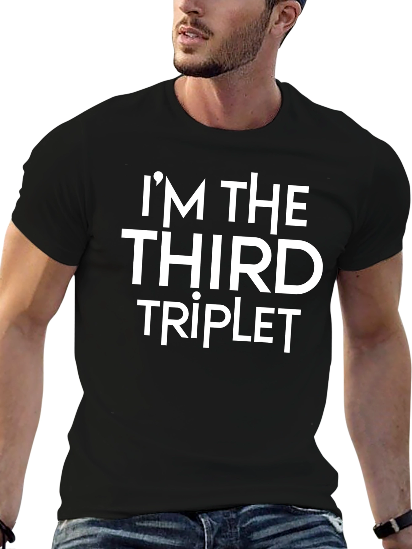 Im The Third Triplet Black T-Shirt