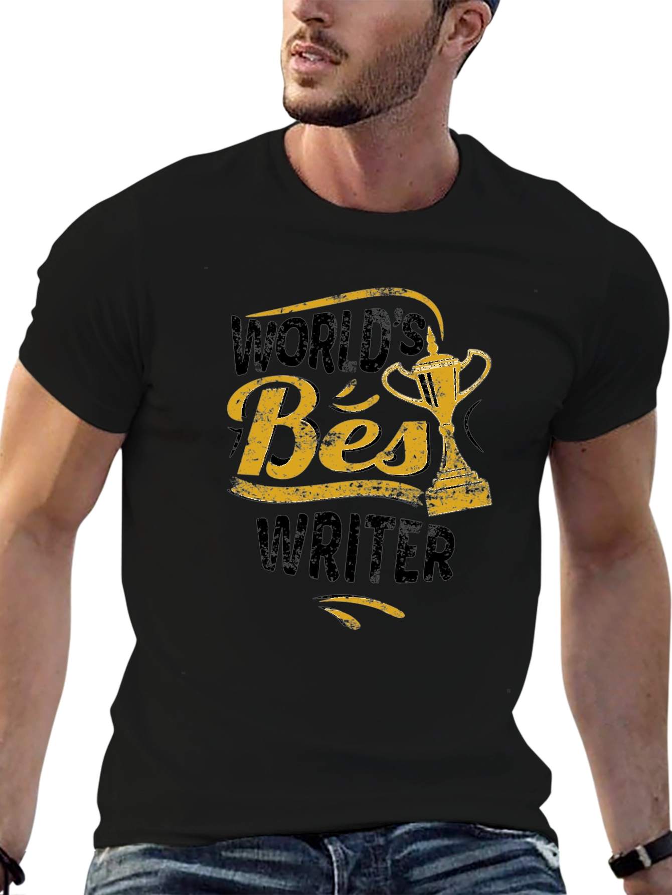 Worlds Best Writer T-Shirt - Black