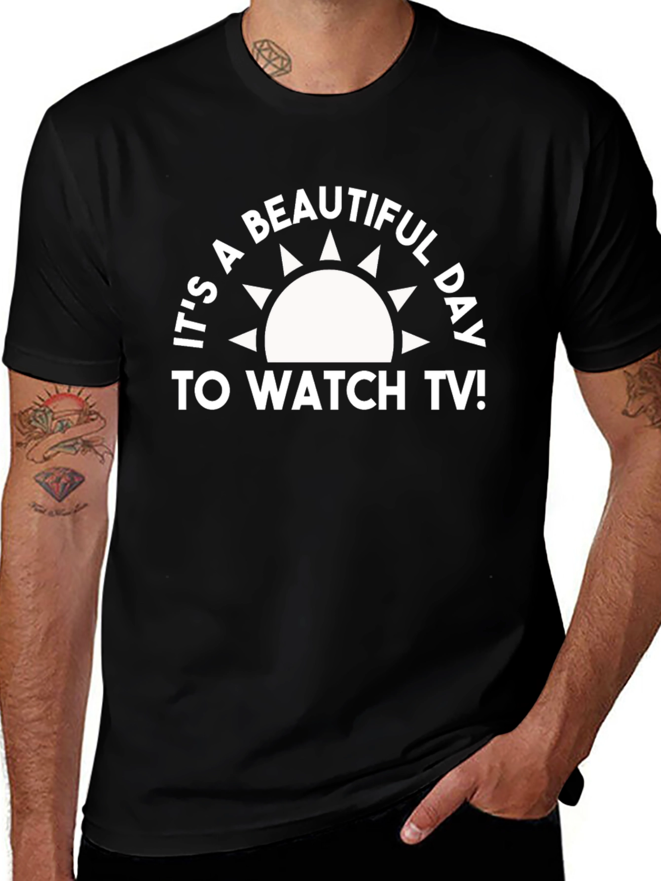 Its a Beautiful Day to Watch TV T-Shirt