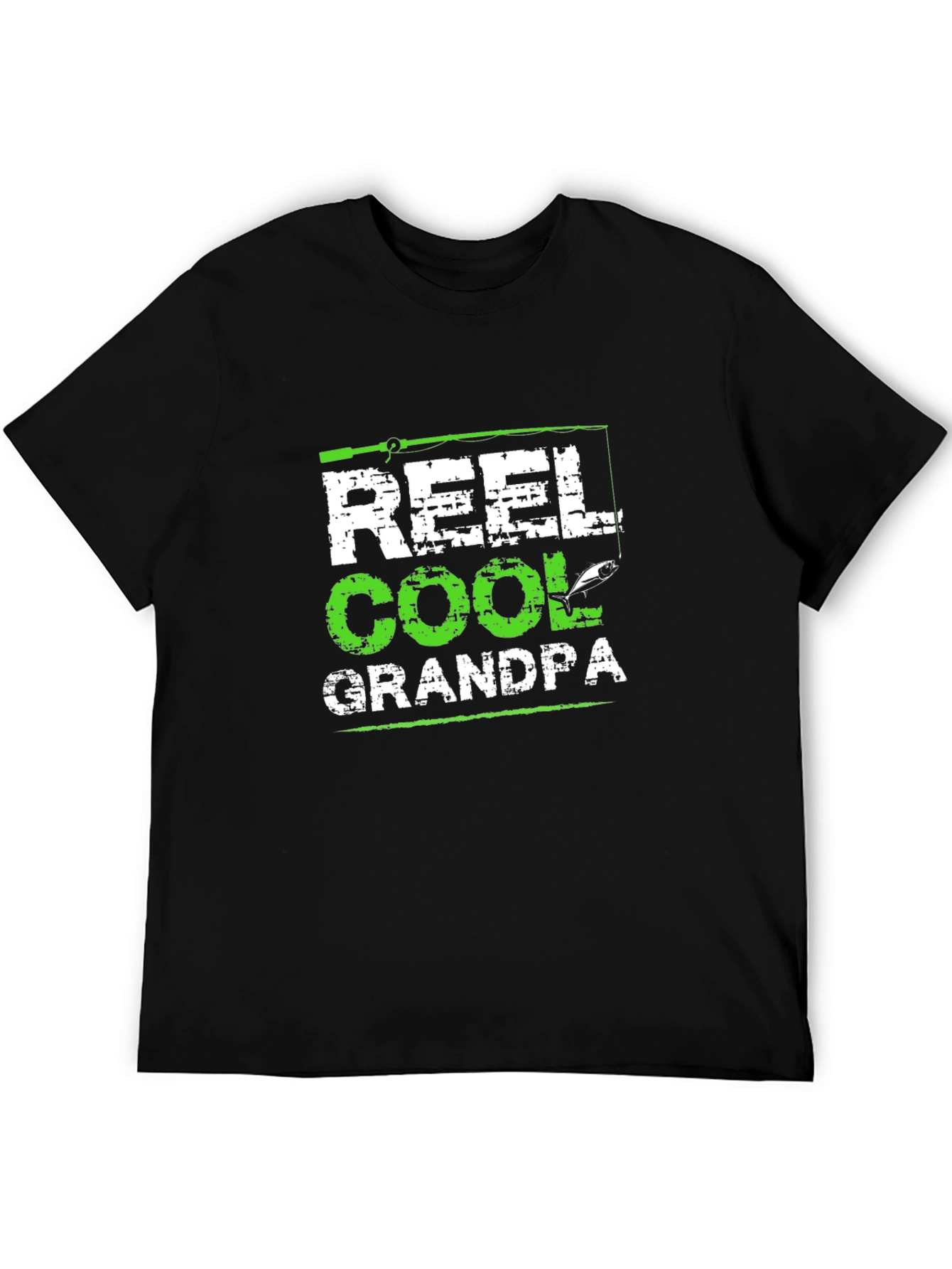 Reel Cool Grandpa Graphic T-Shirt - Novelty Tee