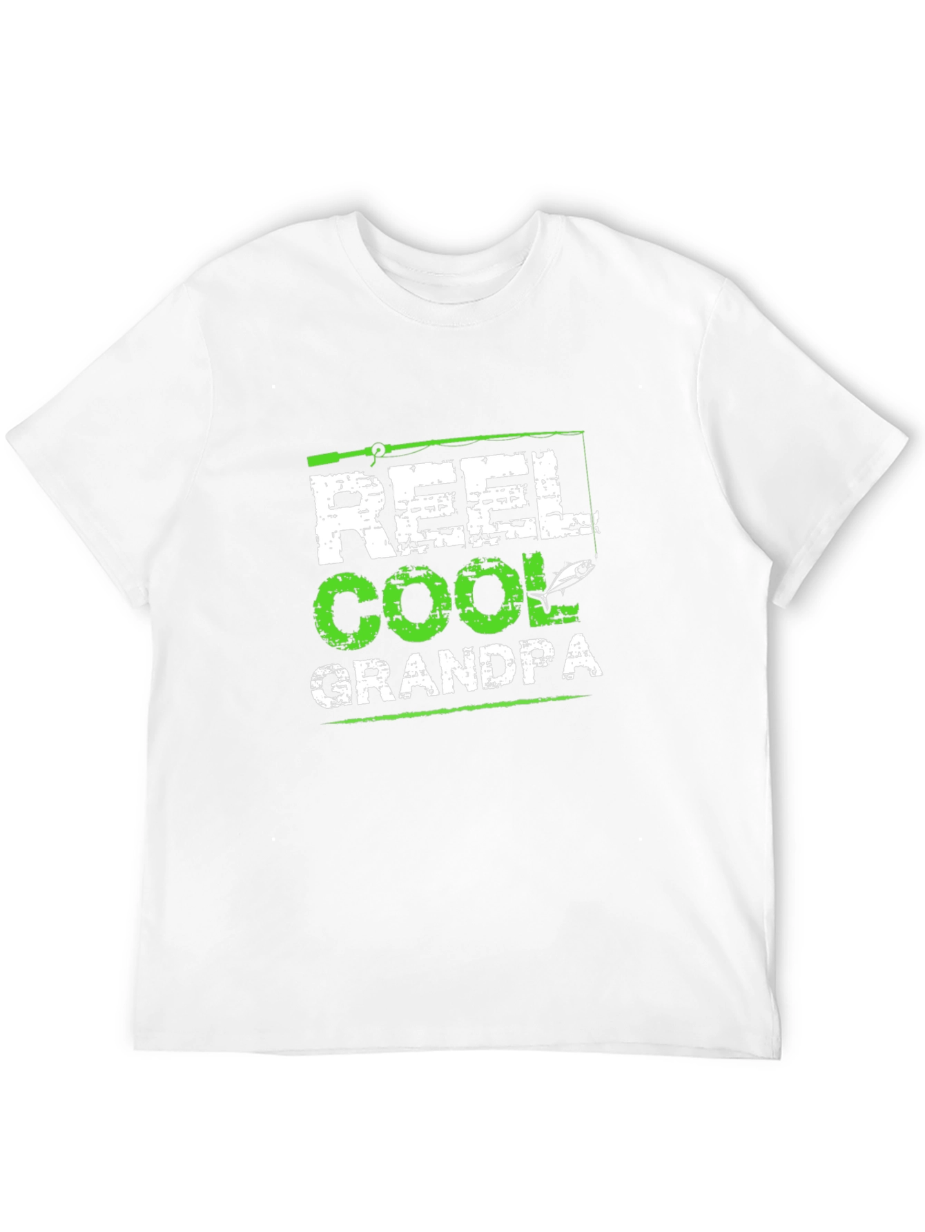 Reel Cool Grandpa Graphic T-Shirt - Novelty Tee