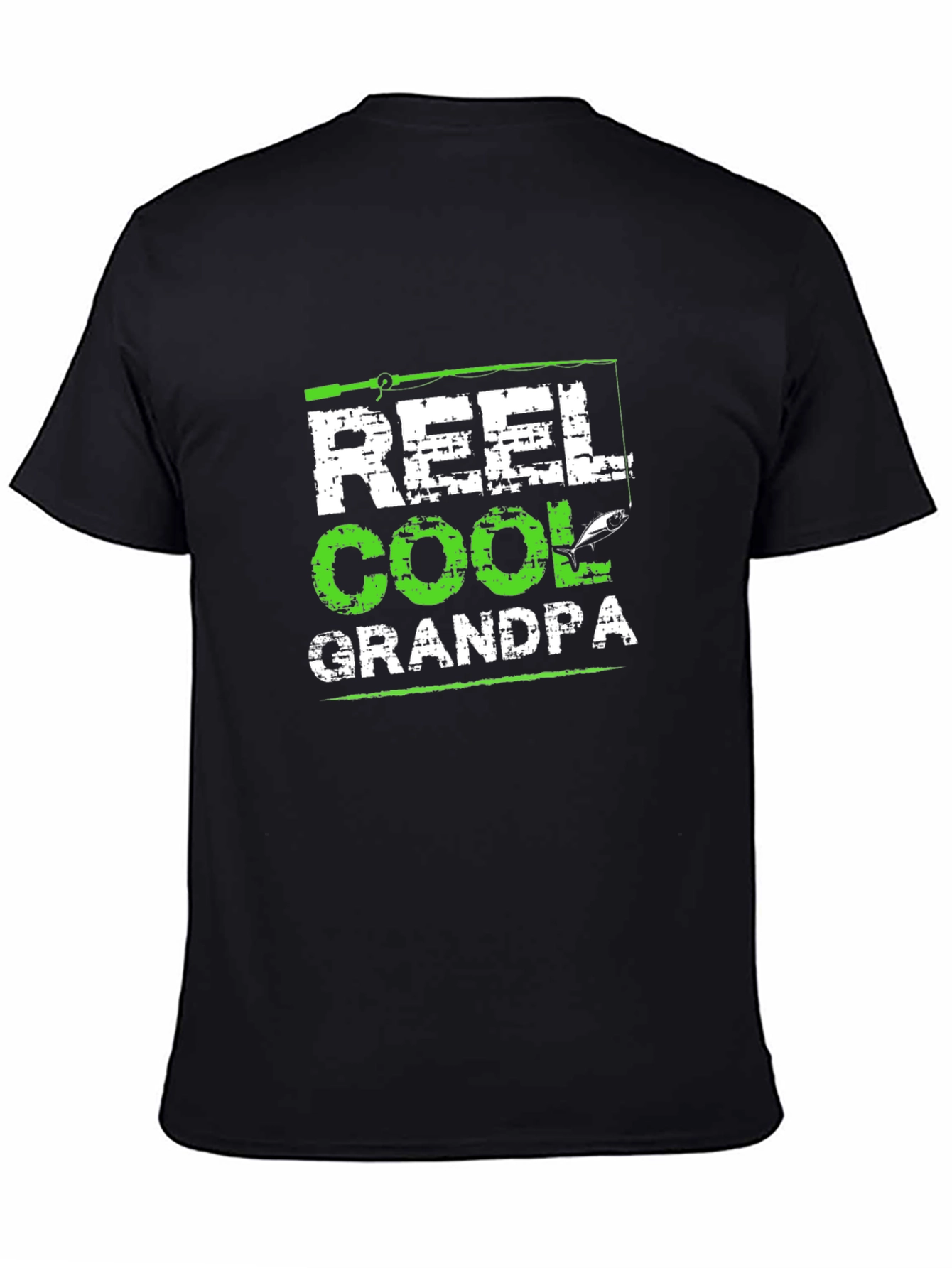 Reel Cool Grandpa Graphic T-Shirt - Novelty Tee
