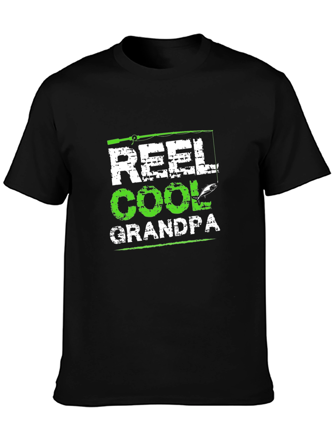 Reel Cool Grandpa Graphic T-Shirt - Novelty Tee