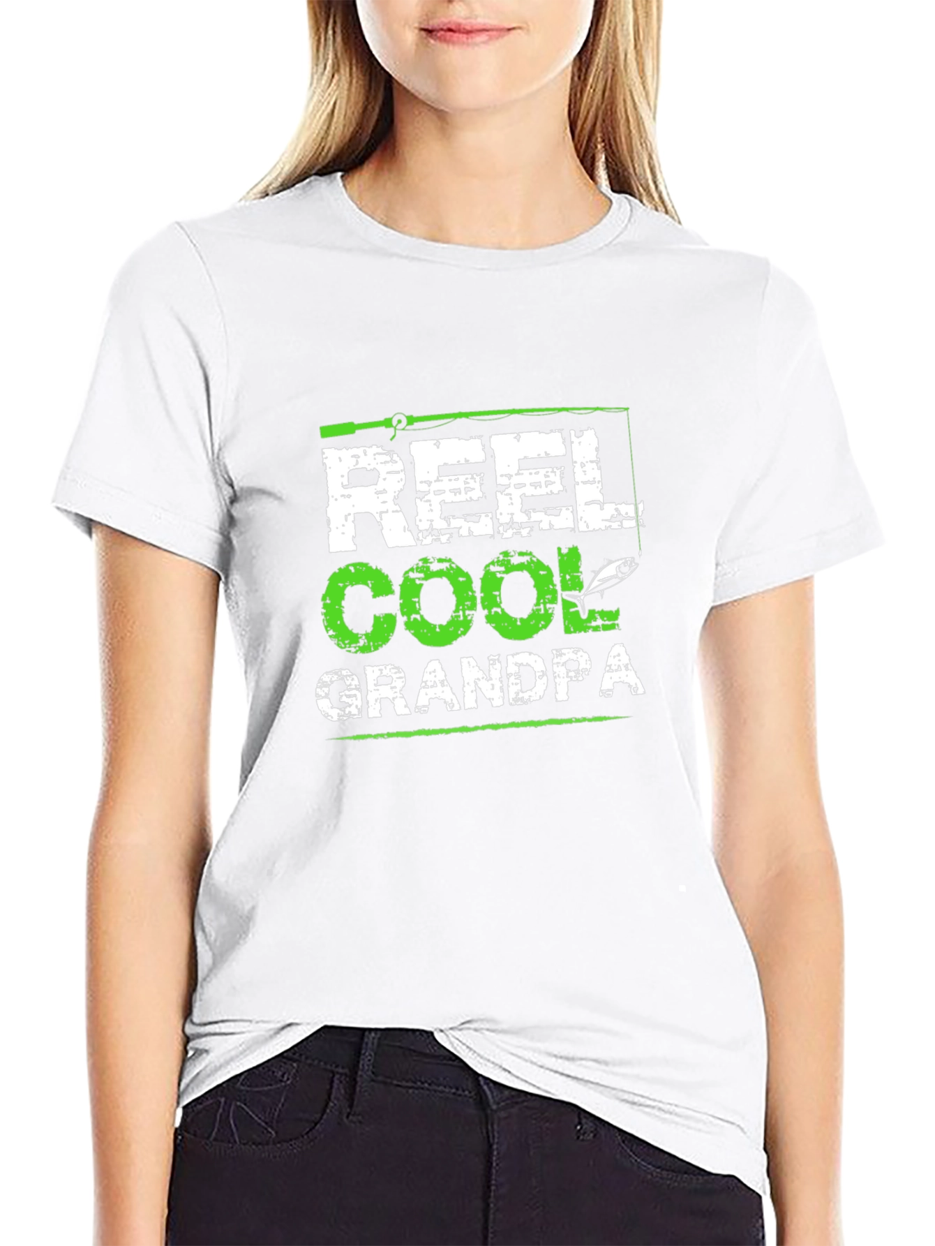 Reel Cool Grandpa Graphic T-Shirt - Novelty Tee