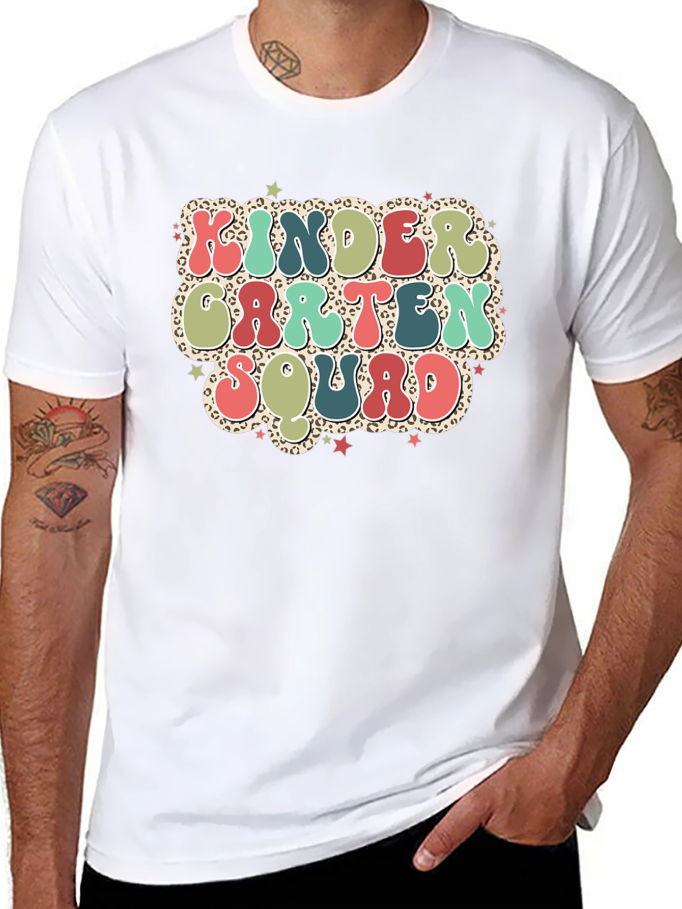 Kindergarten Squad T-Shirt Teacher Appreciation School Tee