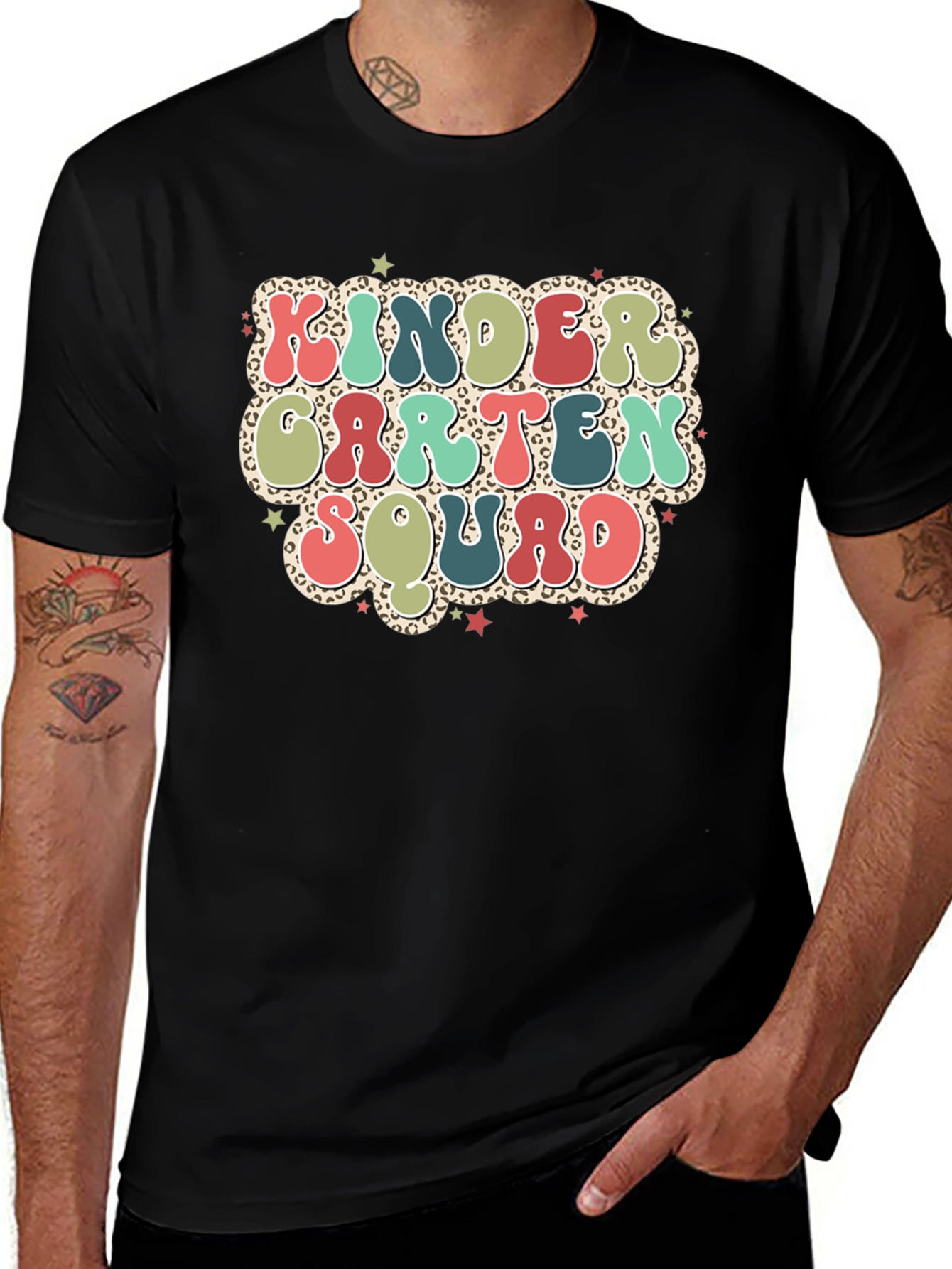 Kindergarten Squad T-Shirt Teacher Appreciation School Tee