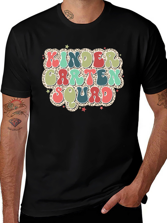 Kindergarten Squad T-Shirt Teacher Appreciation School Tee