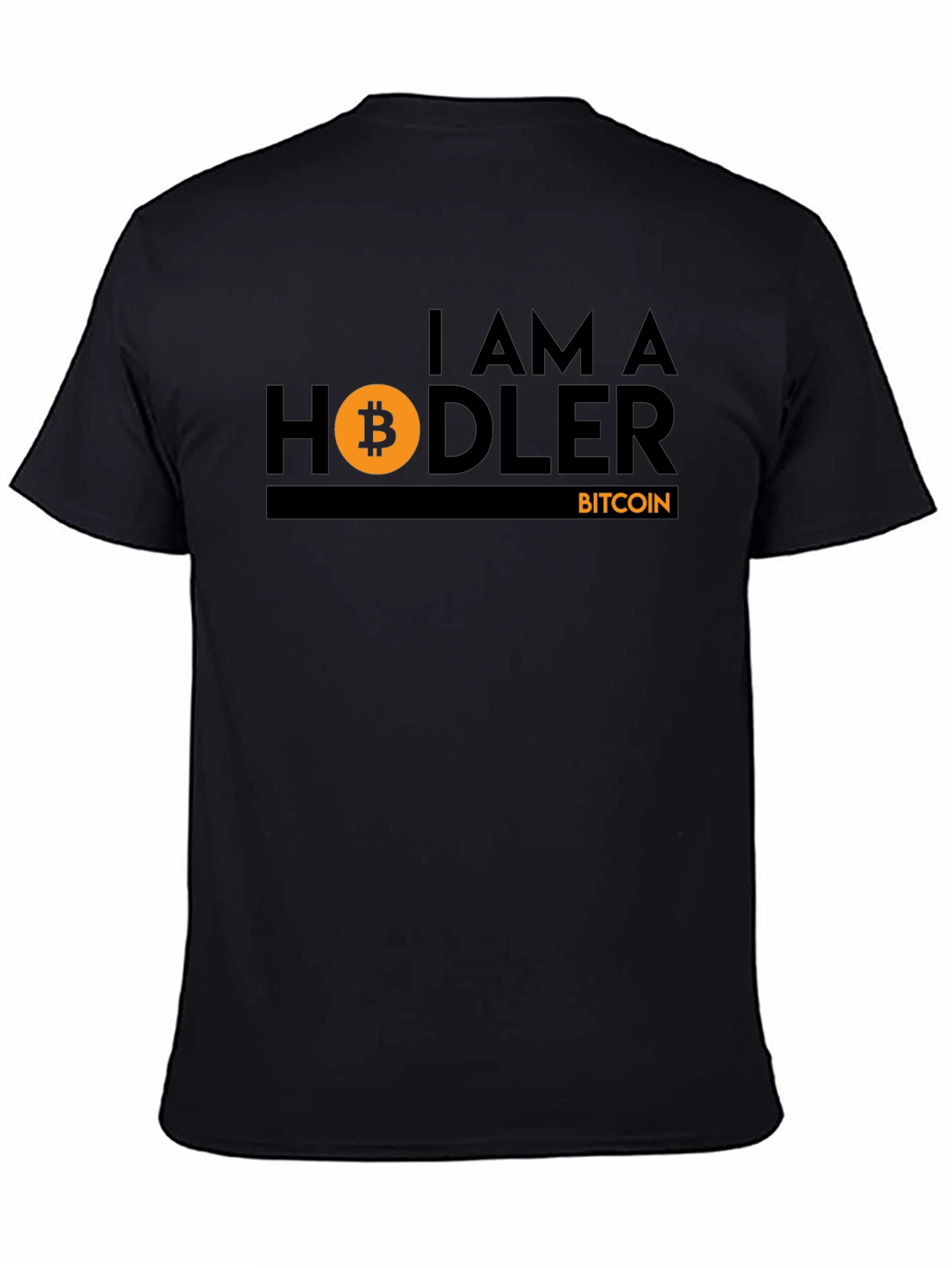 Bitcoin HODLer Black T-Shirt Crypto