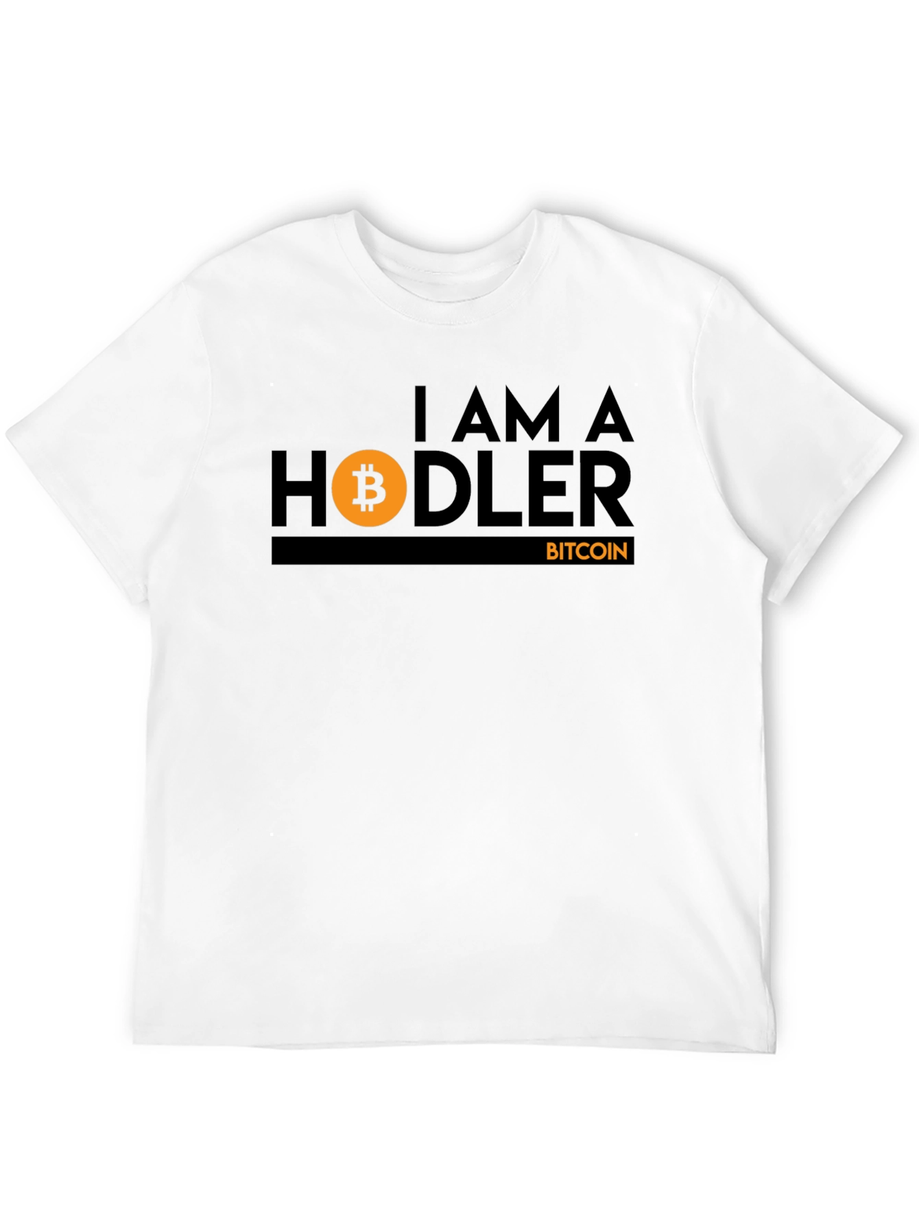 Bitcoin HODLer Black T-Shirt Crypto