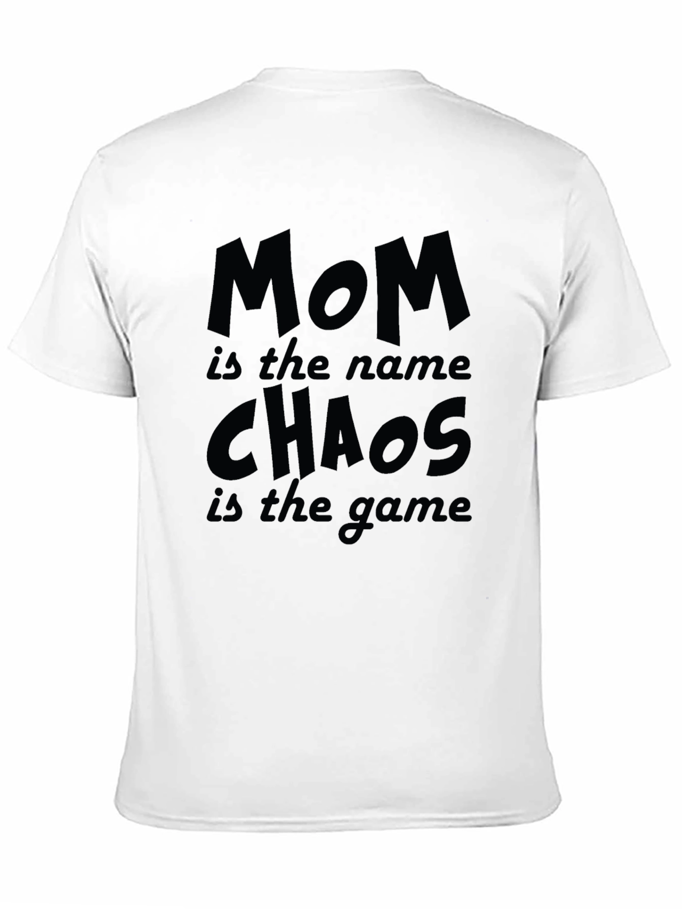 Mom Chaos Game Black T-Shirt