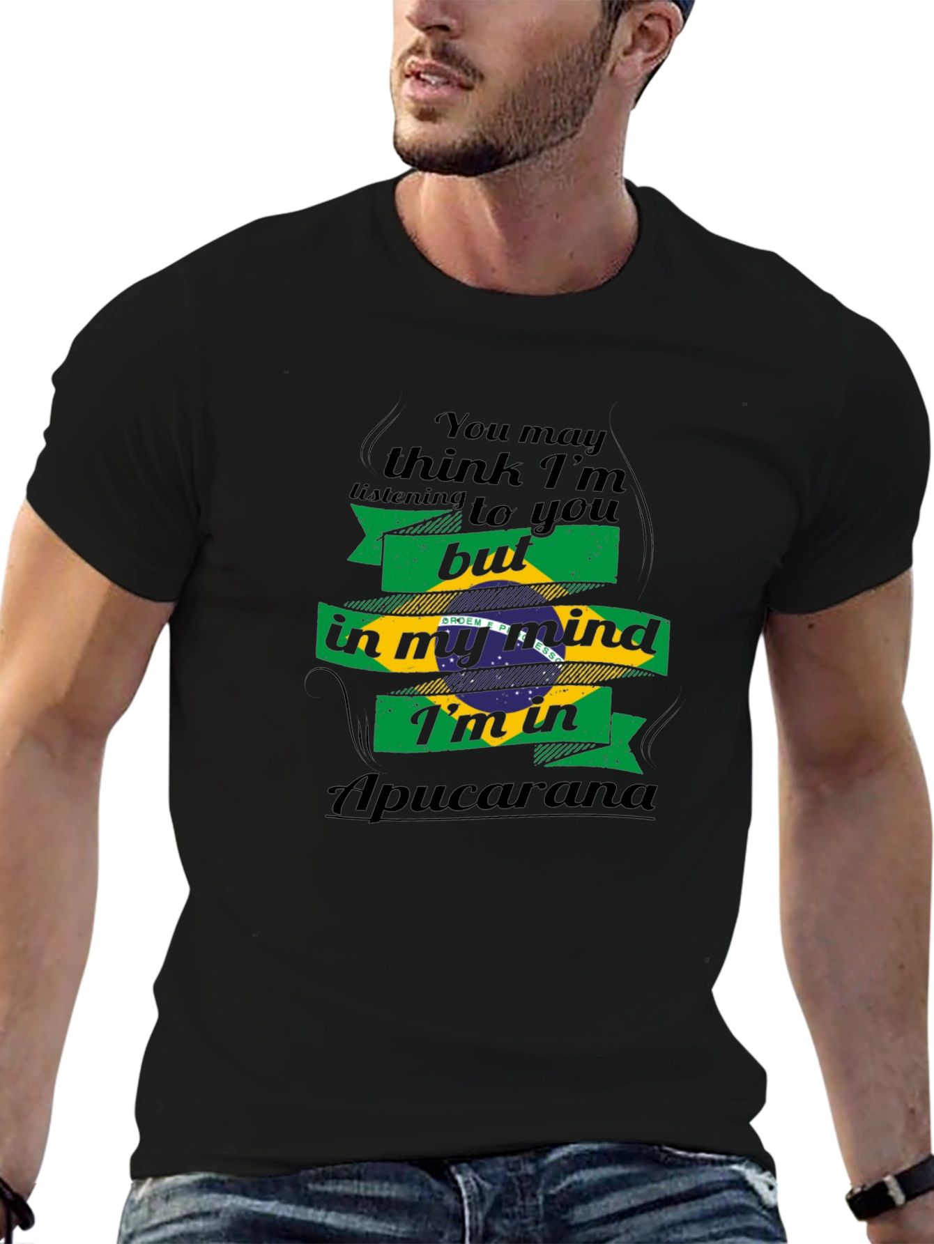 Apuracana Brazil Mind T-Shirt - Fun Travel Tee