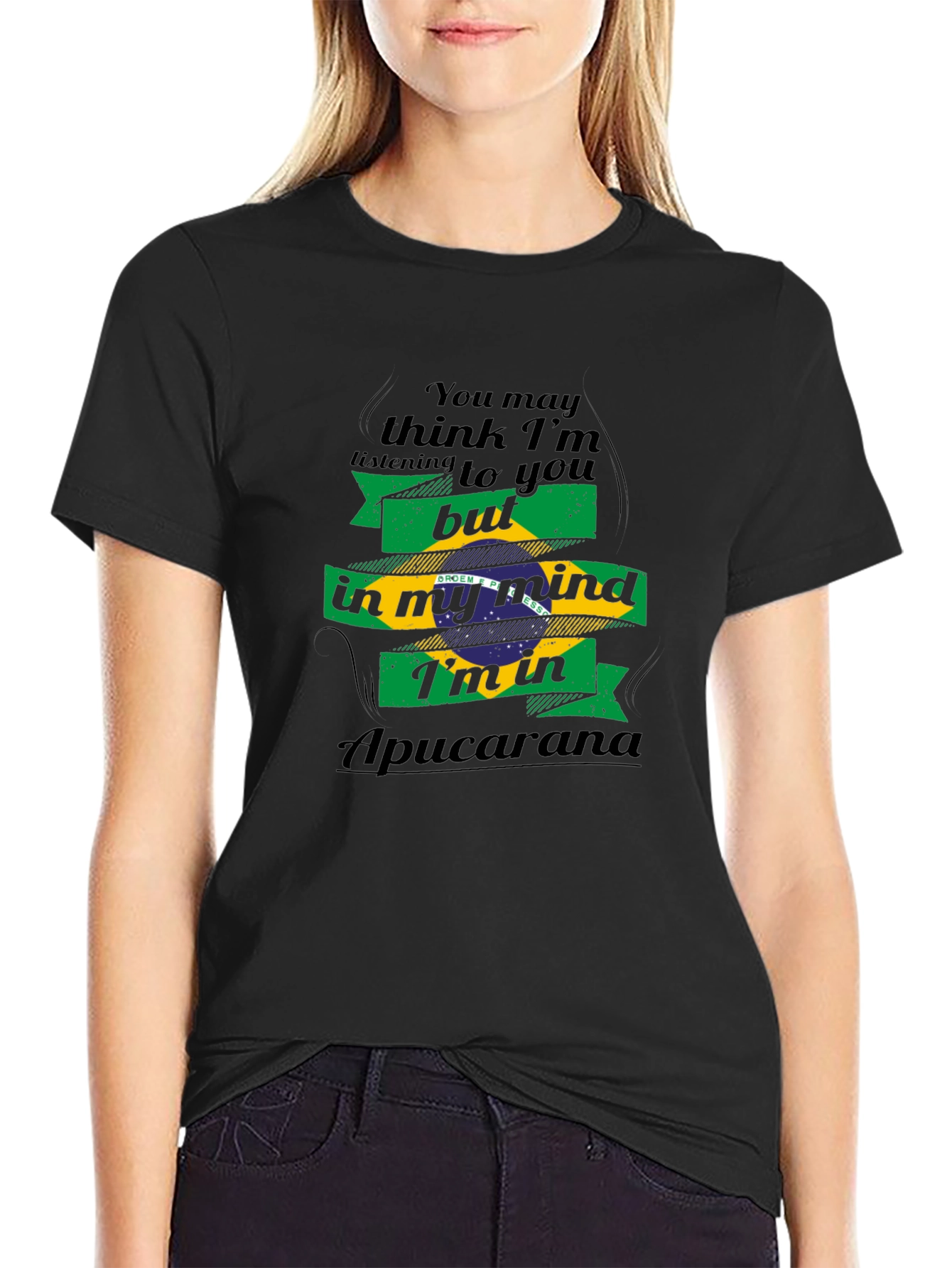 Apuracana Brazil Mind T-Shirt - Fun Travel Tee