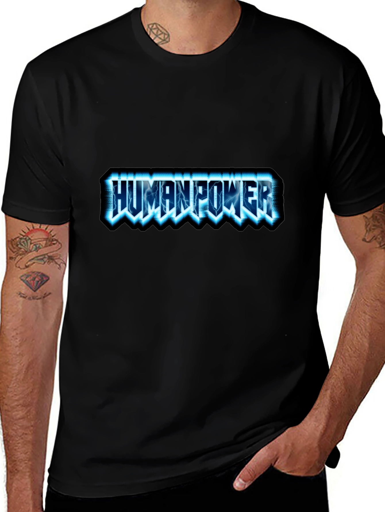 Humanpower Graphic Tee - Cool Design!