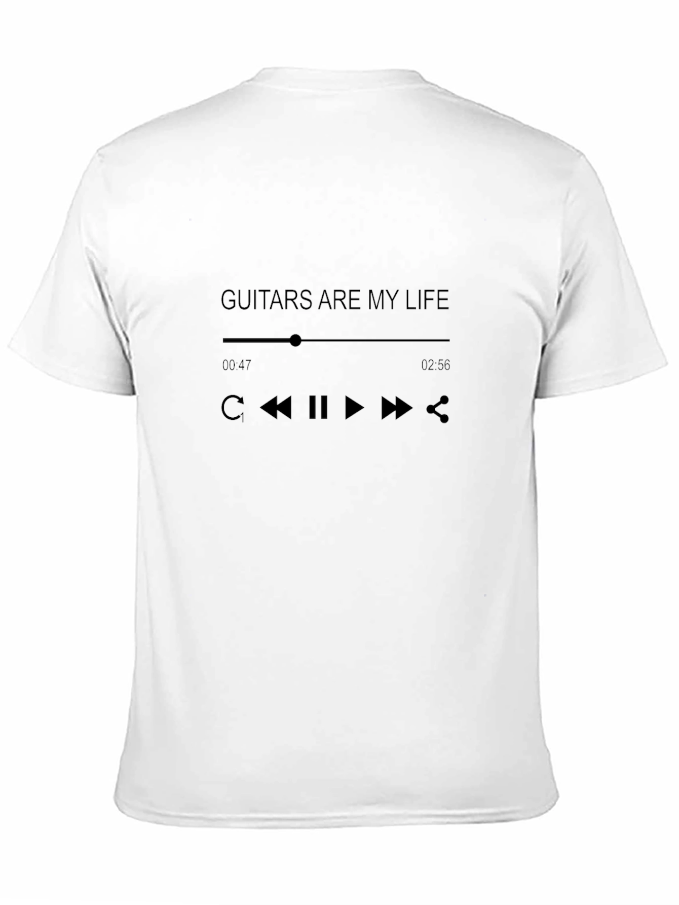 Guitars are My Life Music Player T-Shirt