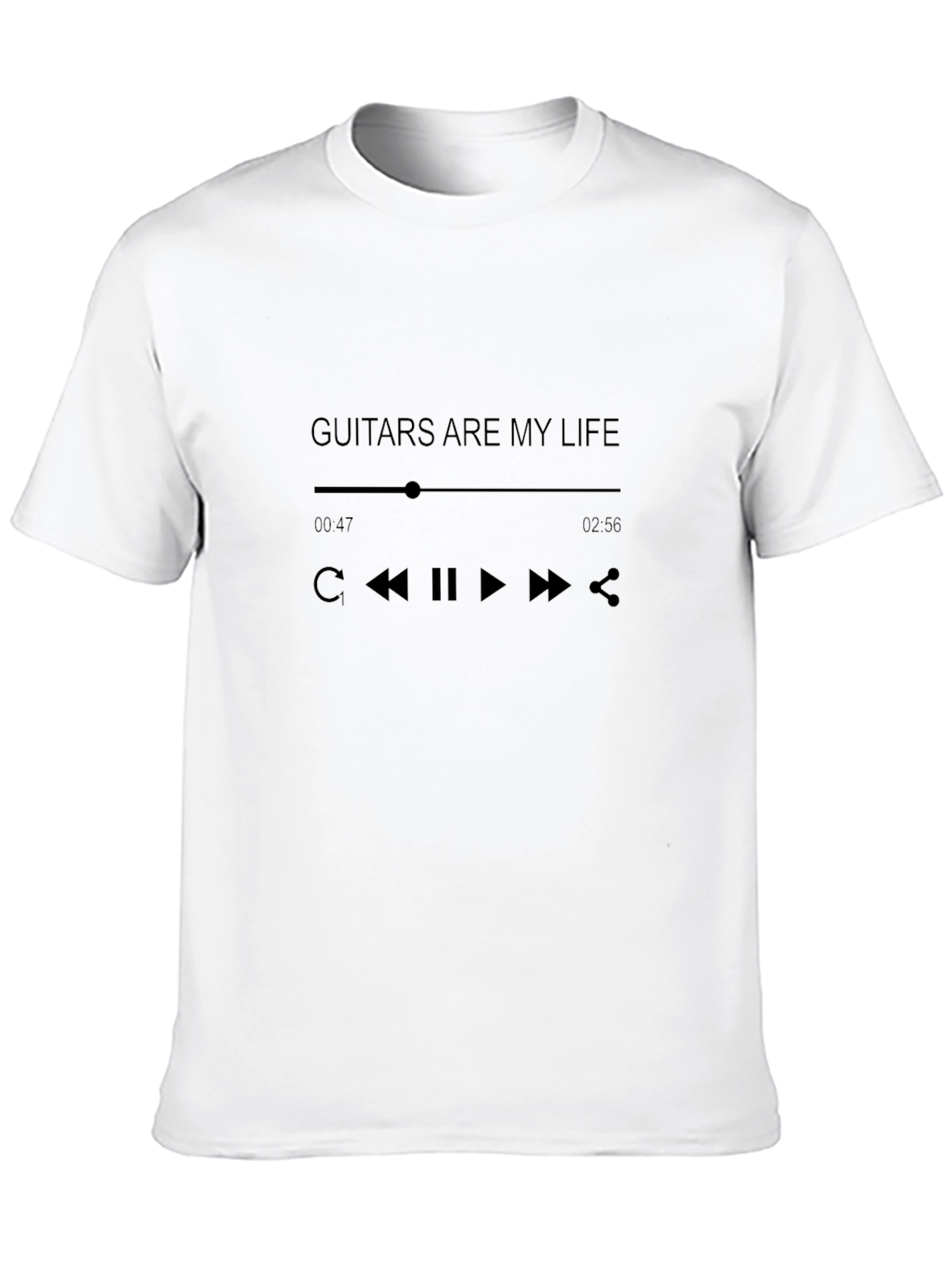 Guitars are My Life Music Player T-Shirt