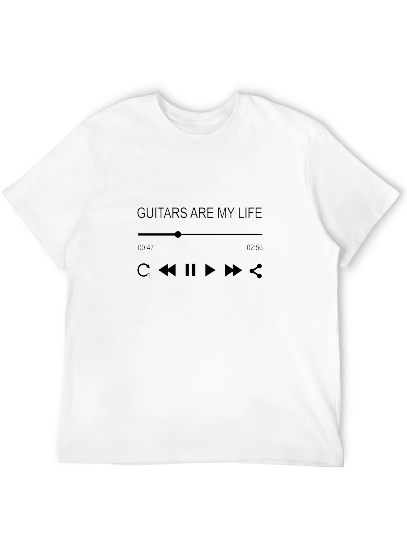 Guitars are My Life Music Player T-Shirt