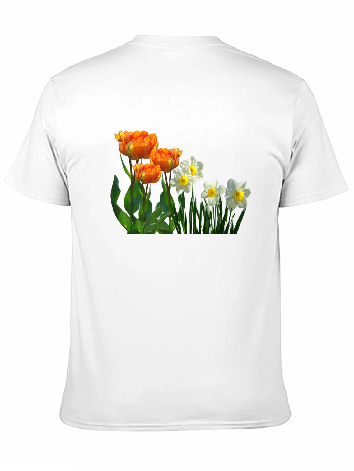 Floral Print Crew Neck T-Shirt