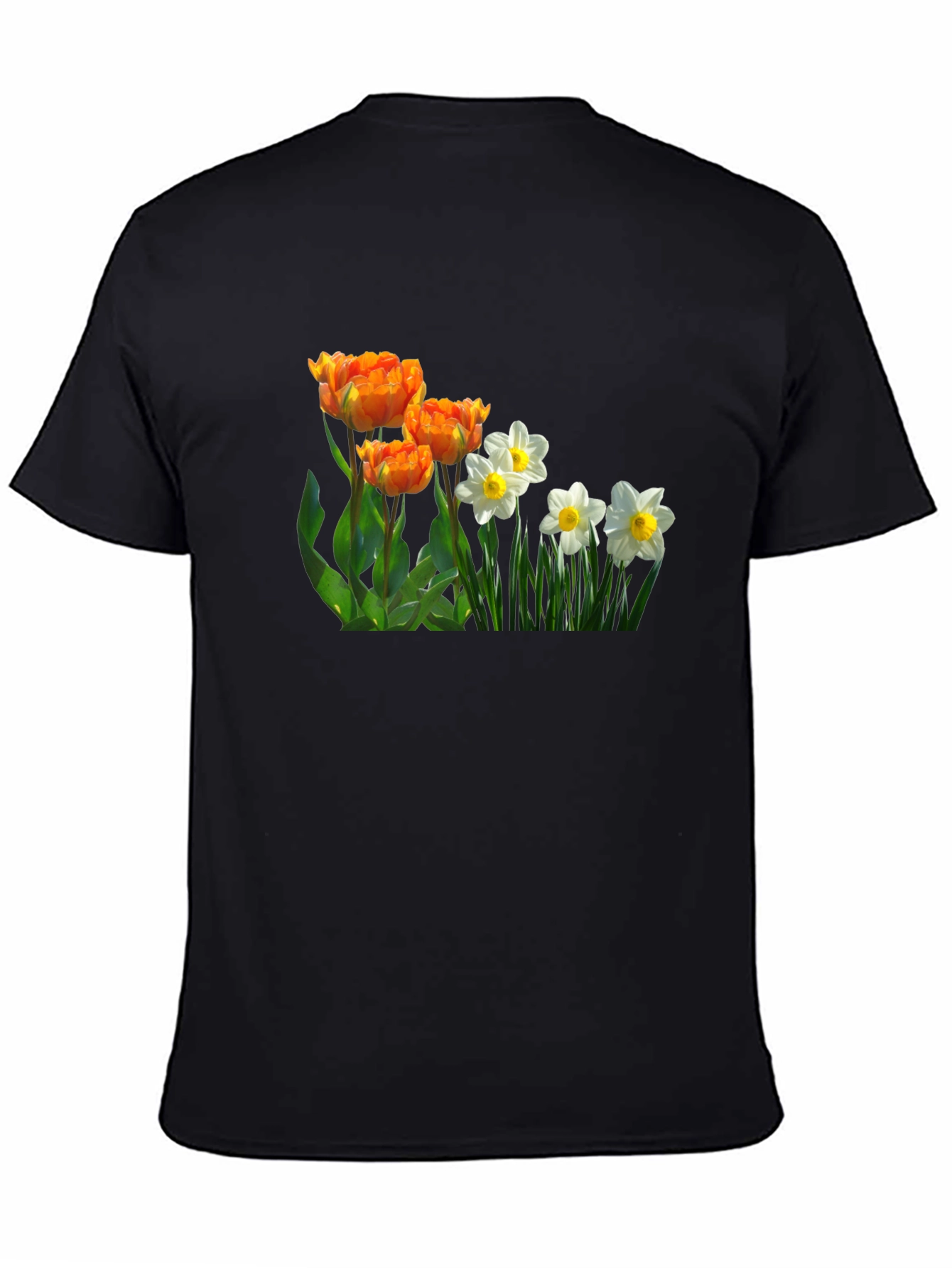 Floral Print Crew Neck T-Shirt